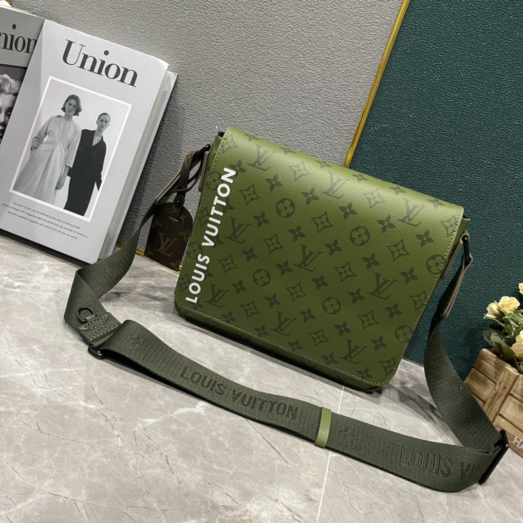 2色 ルイヴィトン M46255 District メッセンジャーバッグ  LVスーパーコピーバッグN品国内発送後払い代引き可能信用できるサイト